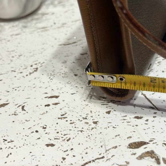 Lancel Brown Leather Vintage Shoulder Crossbody  Clutch Bag - Picture 14 of 14